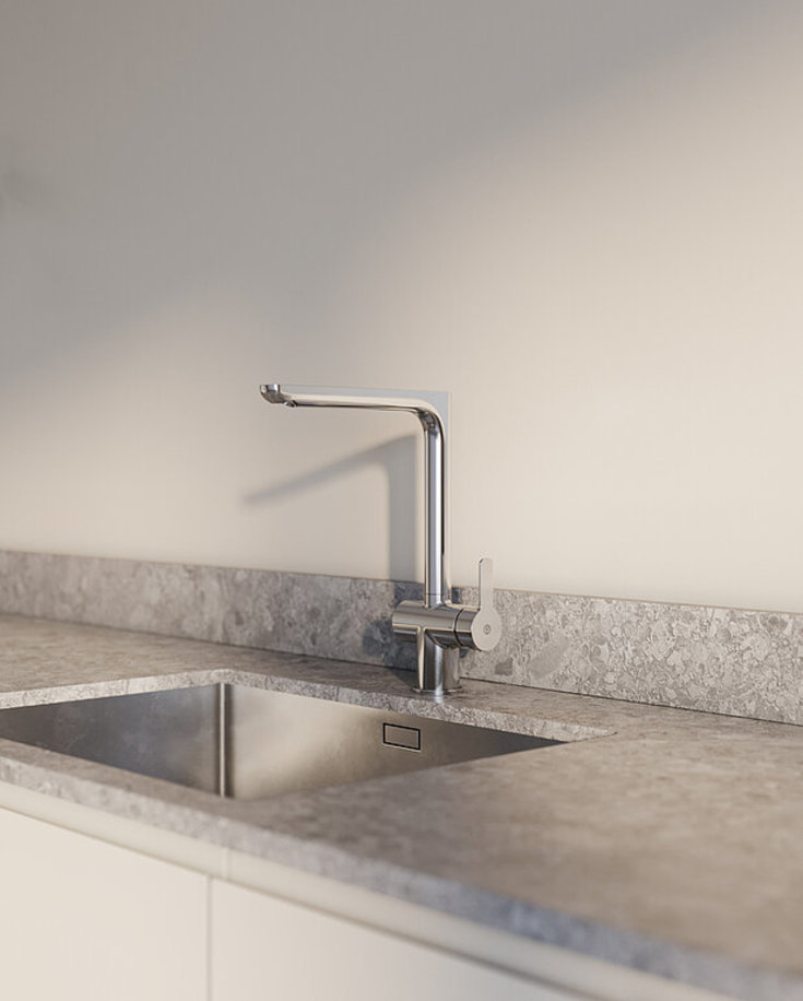 Gustavsberg Estetic køkkenarmatur, krom