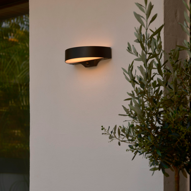 Nordlux Monay Round solcelle utelys vegg