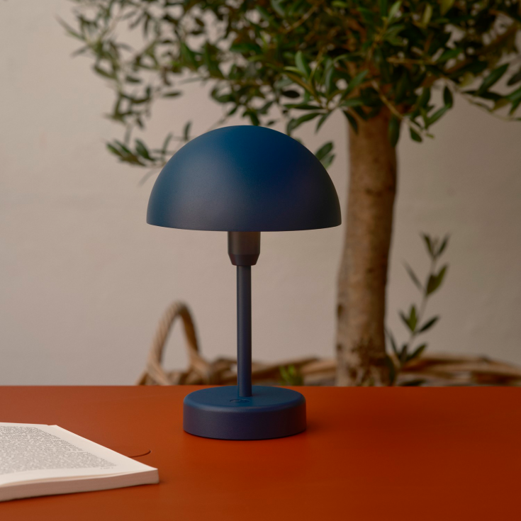 Nordlux Ellen oppladbar bordlampe, blå
