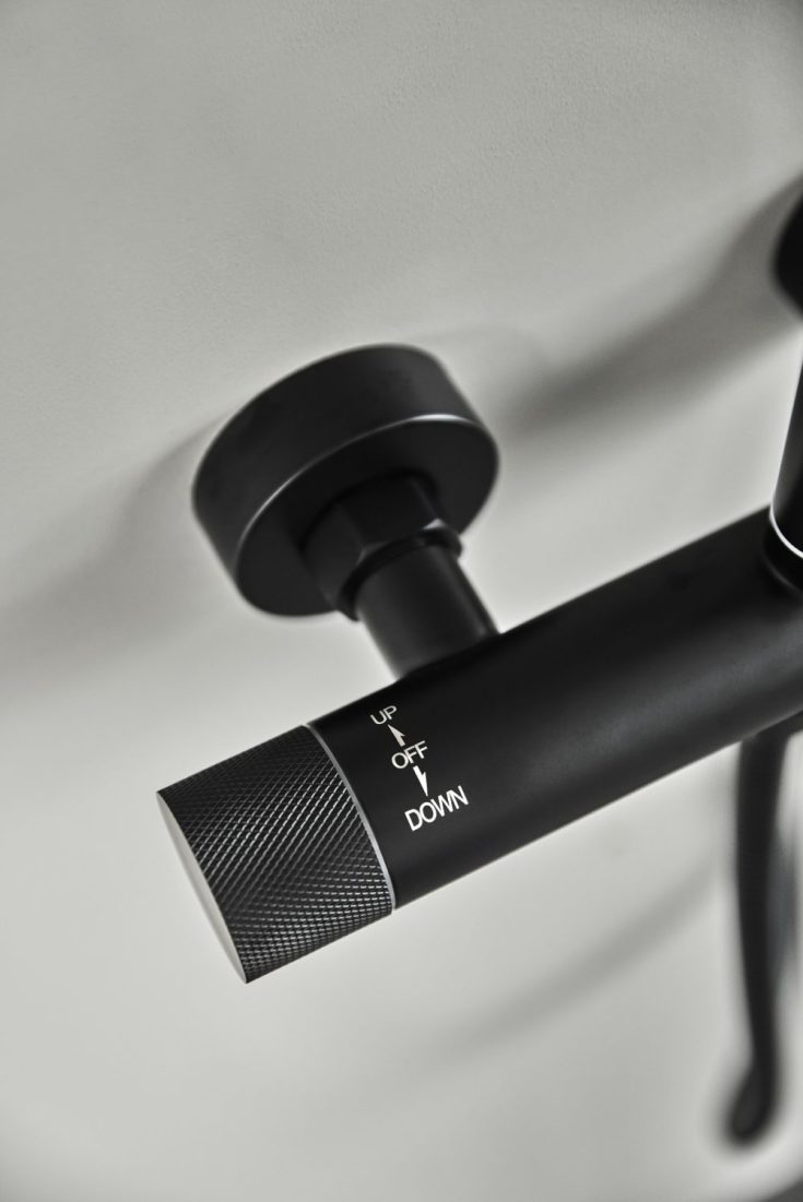 Cassøe T8 dusjsett, matt sort