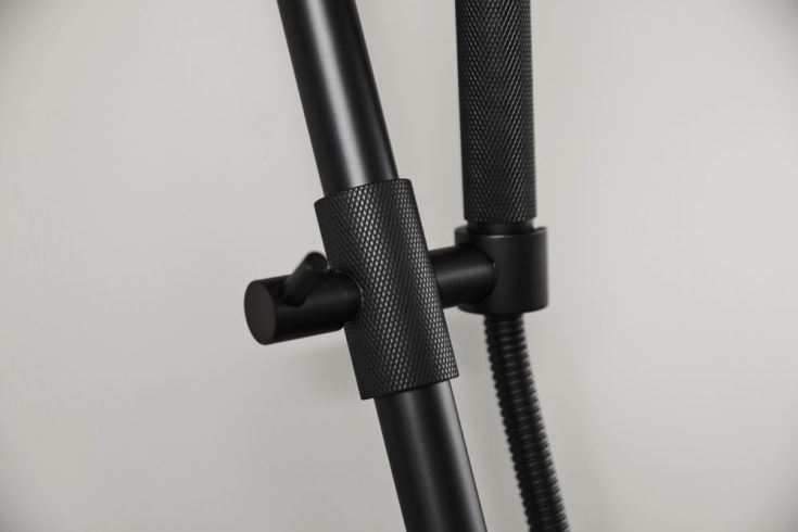 Cassøe T8 duschset, matt svart