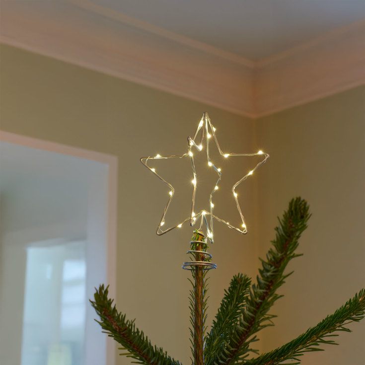 Sirius Christina toppstjerne, sølv