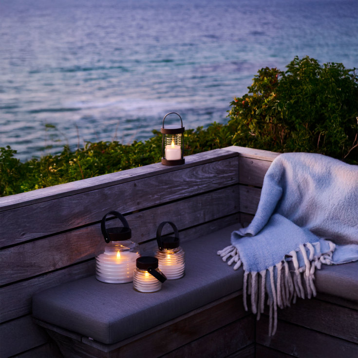 Sirius Aston solcelle lanterne, 12 cm