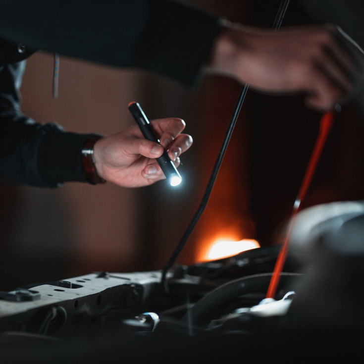 Nebo Davinci oppladdningsbar lommelykt