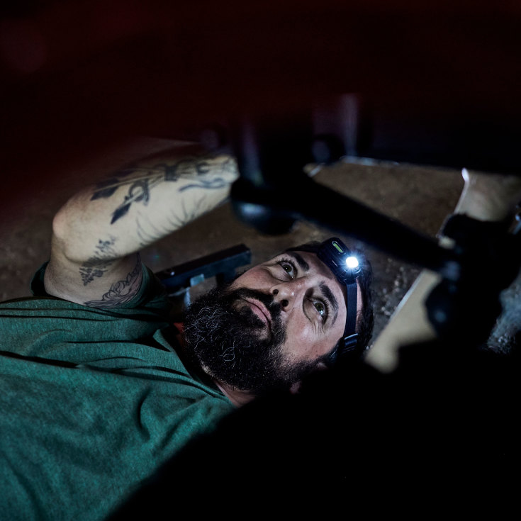 Nebo Einstein uppladdningsbar pannlampa