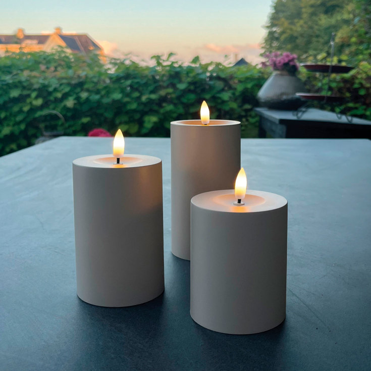 Veli Line udendørs LED bloklys, batteri