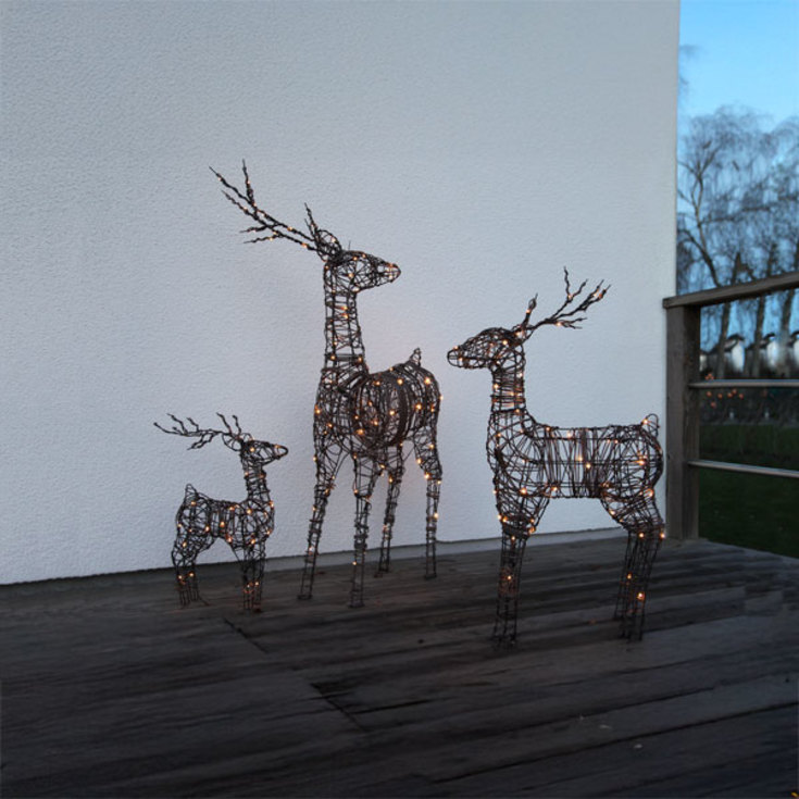 Star Trading Vixen rensdyr, 24 lys