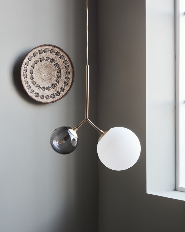 House Doctor Twice pendellampe, grå