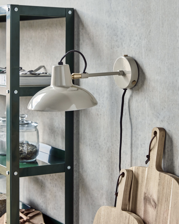 House Doctor Desk vegglampe, Ø18 cm, grå