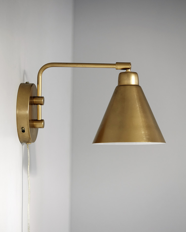 House Doctor Game vegglampe, 15,5 cm, messing