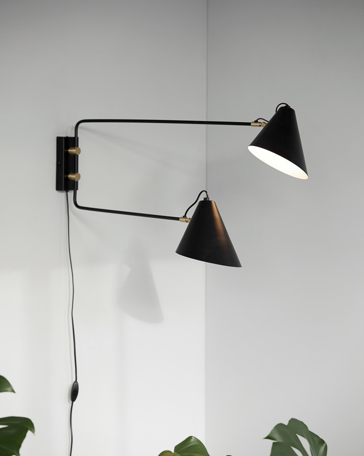 House Doctor Club Double vegglampe