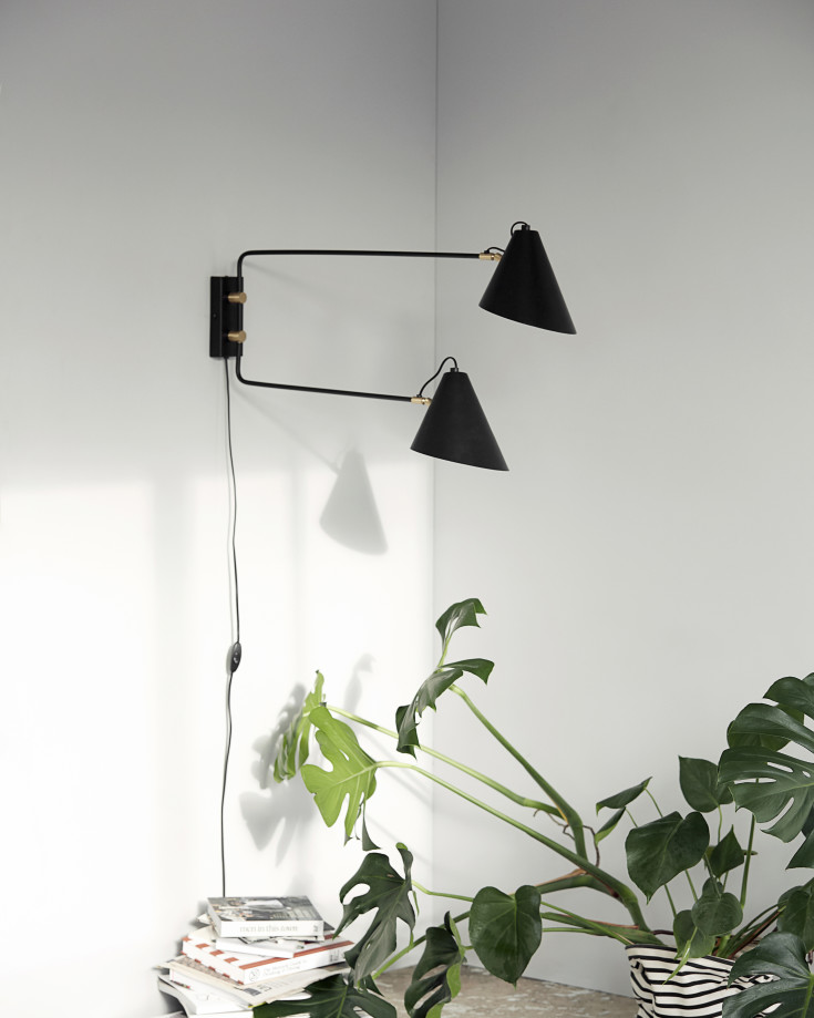 House Doctor Club Double vegglampe