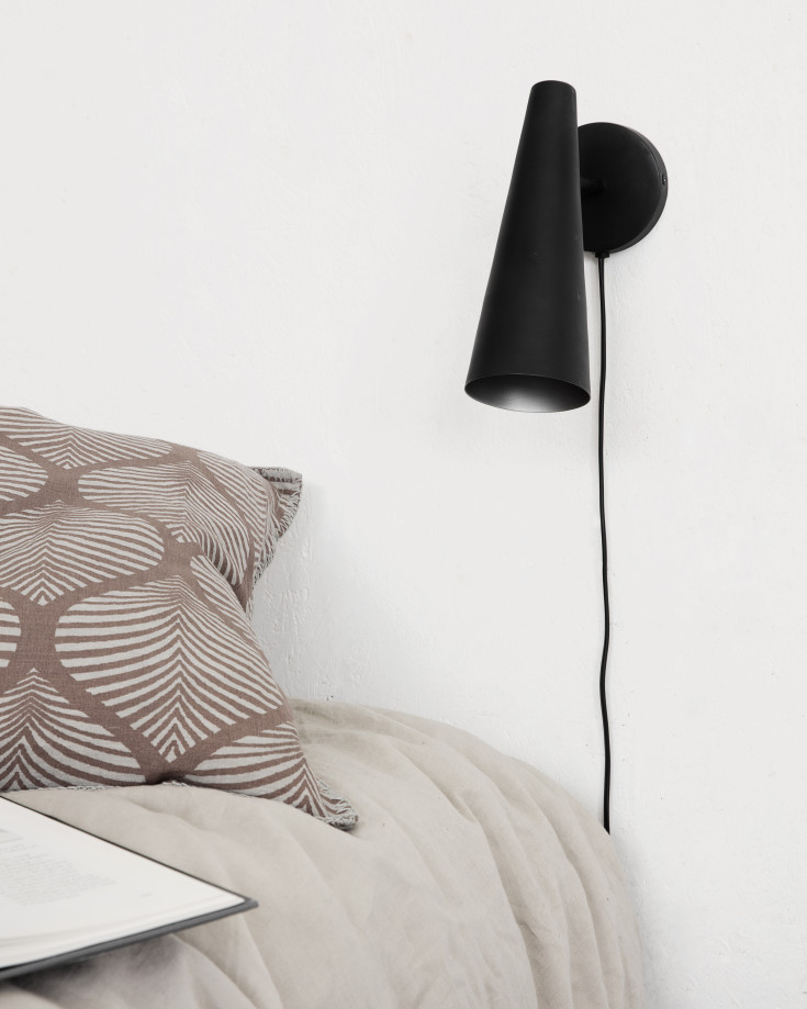 House Doctor Precise vegglampe, sort