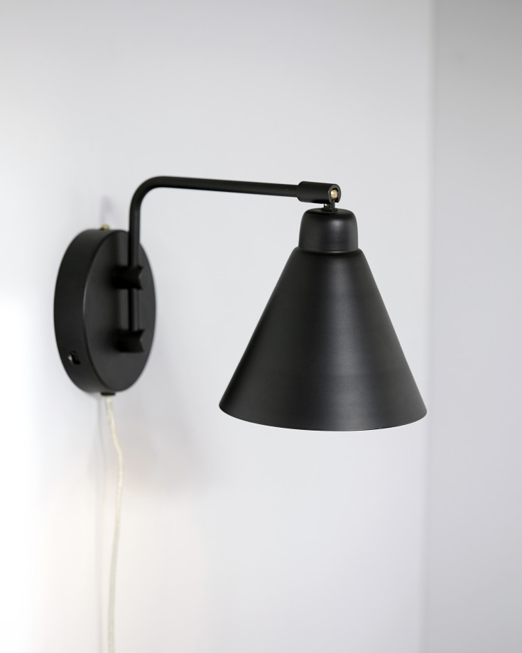 House Doctor Game vegglampe, 15,5 cm, sort