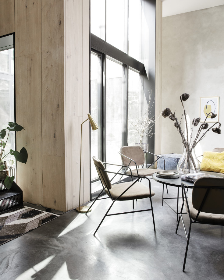 House Doctor Precise gulvlampe, messing