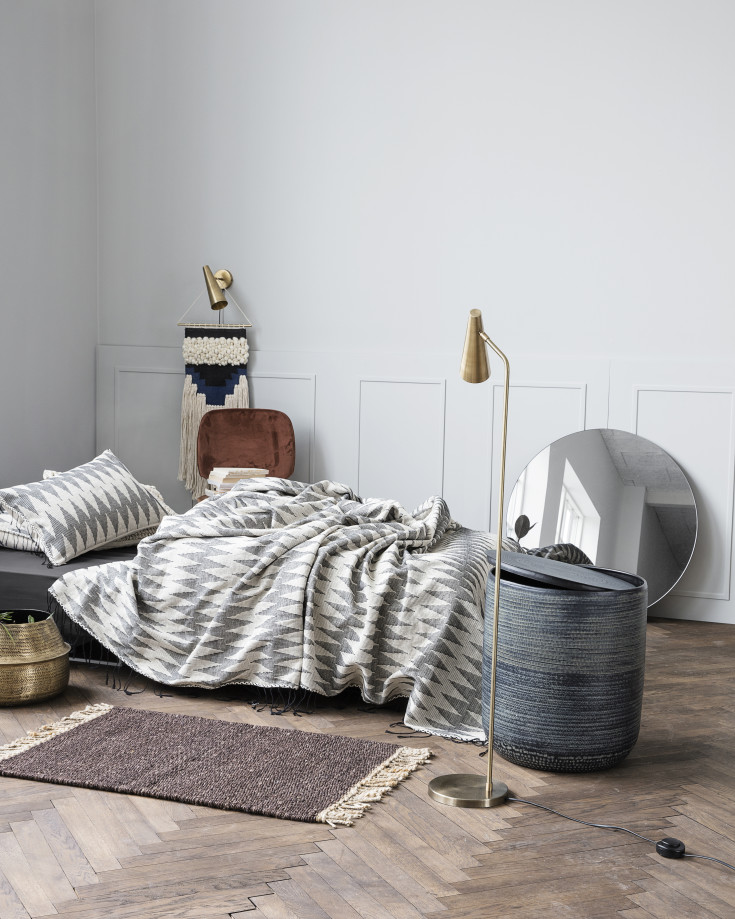 House Doctor Precise gulvlampe, messing