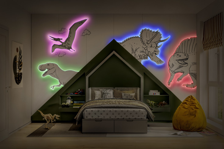 Ledvance Flex LED slinga med fjärrkontroll, vitt + färgat ljus, 3 meter