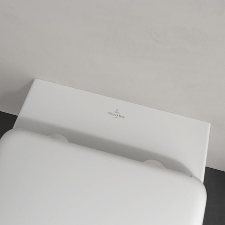 Villeroy & Boch Antao vägghängd toalett, utan spolkant, rengöringsvänlig, vit