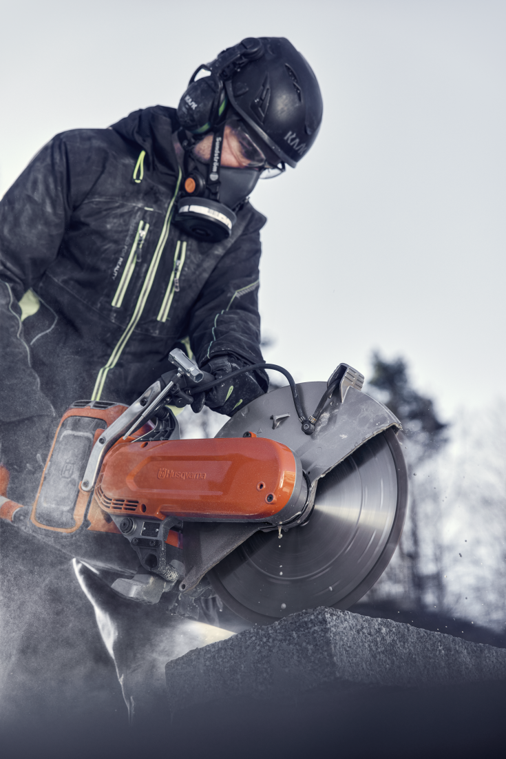 Husqvarna K 1 PACE kapsav, solo, batteridrevet, 350 mm