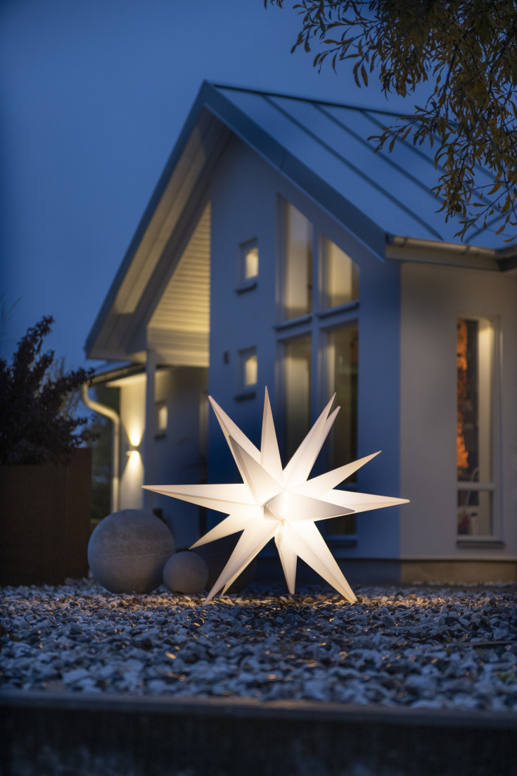 Konstmide udendørs stjerne, 100 cm