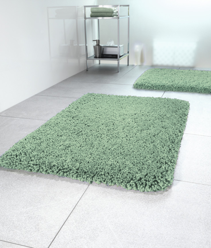 Spirella Highland badematte, Ø60 cm, grønn