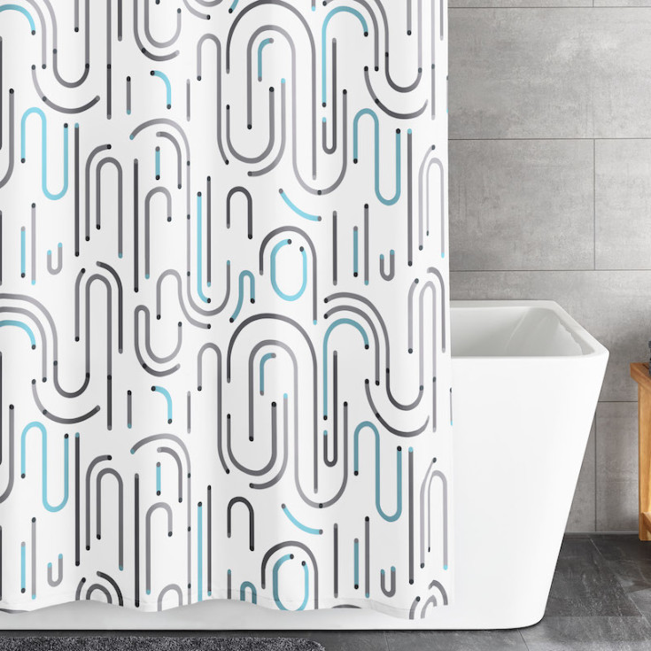 Kleine Wolke gardinsyn grå 180x200 cm