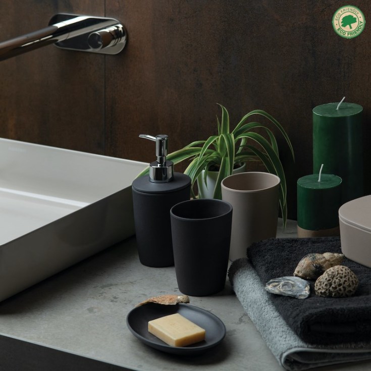 Spirella Takeo tandborstmugg, svart