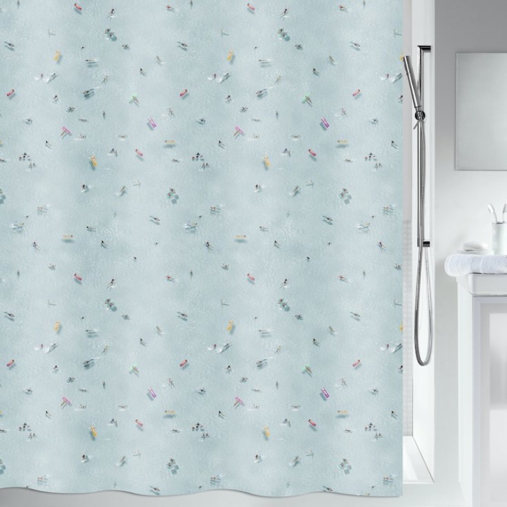 Spirella gardinhuske blå 180x200 cm