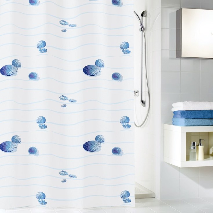 Kleine Wolke gardin miami blå 180x200 cm