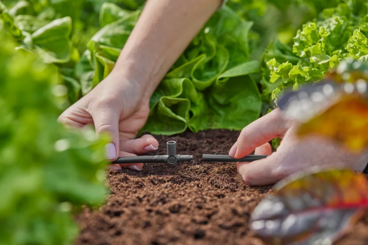 Gardena micro-drip T-stykke for spraydyse 4,6 mm