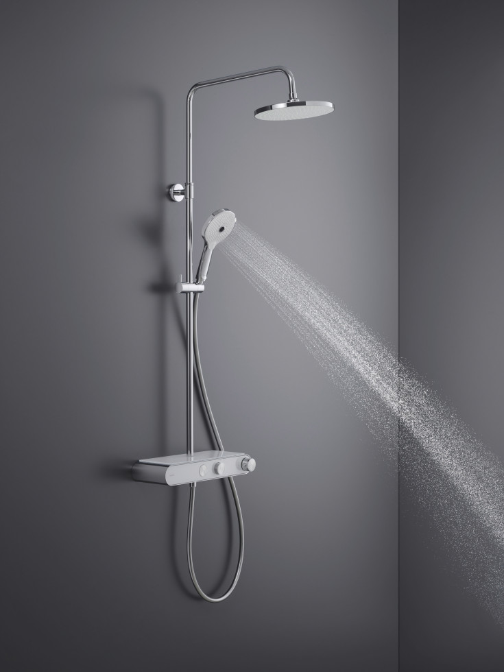 Duravit Shelf 1050 duschset, krom