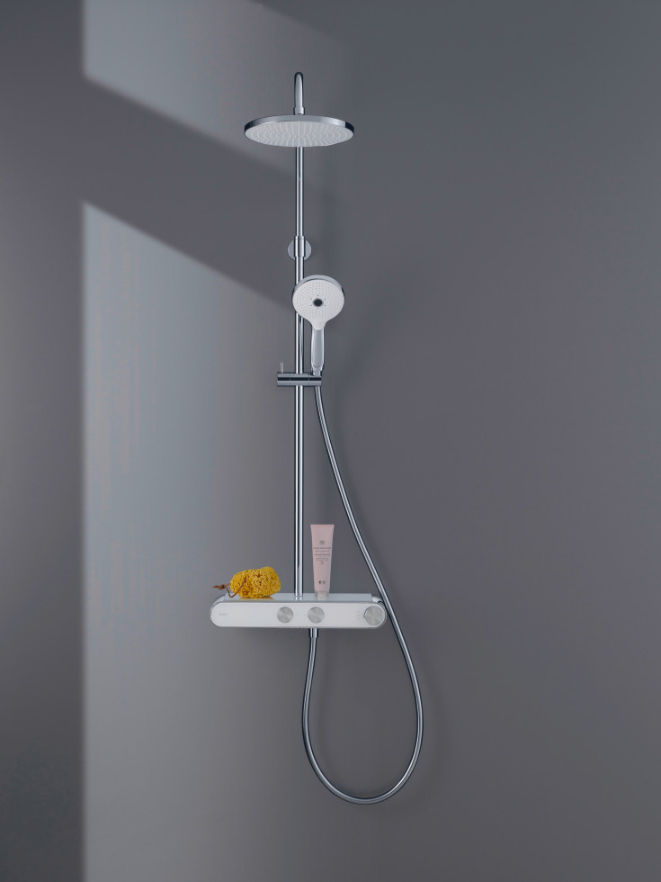 Duravit Shelf 1050 duschset, krom