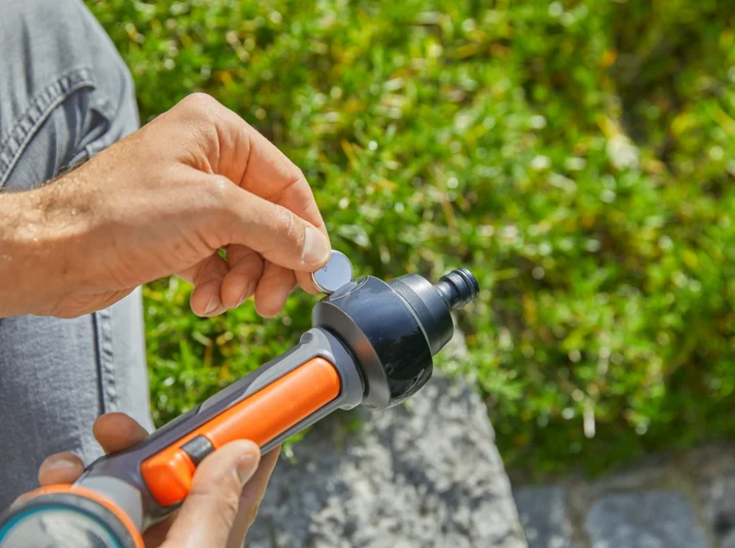 Gardena AquaCount vanningspistol, vannmåler, ergonomisk grep