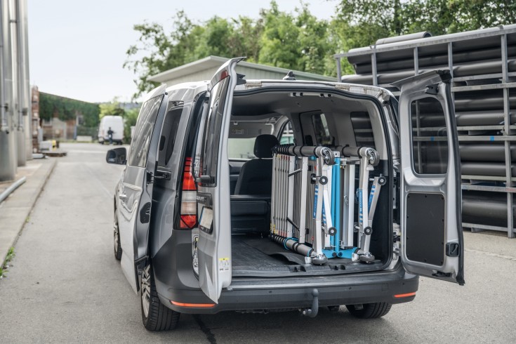 Zarges Teletower teleskopstillads, 2,0 m, platform 0,6 x 1,4 m