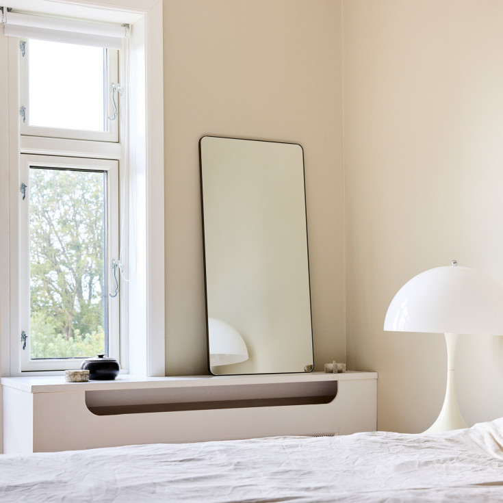 Loevschall Refine spegel, 45x90 cm, brunerad mässing