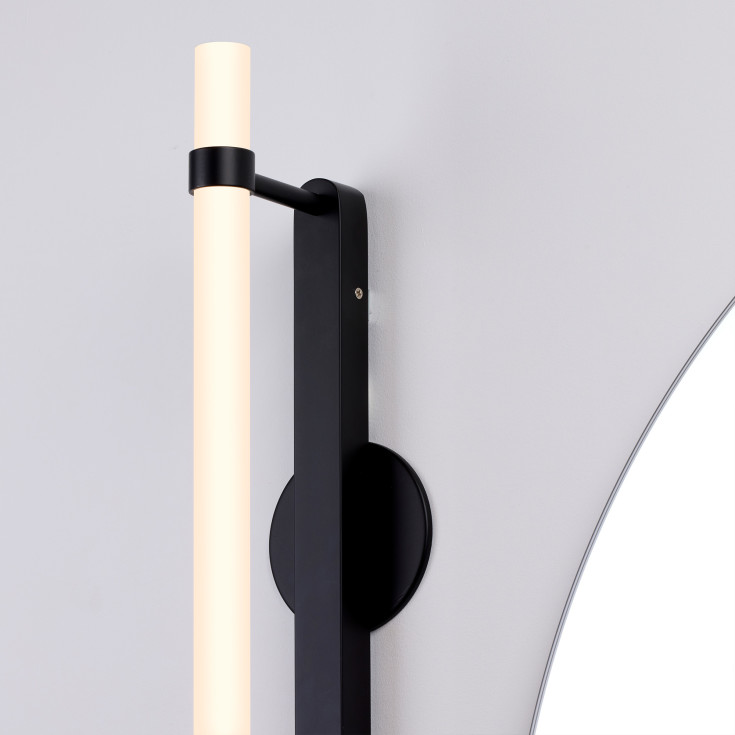 Loevschall Katana spejllampe, sort