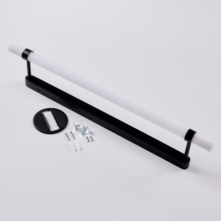 Loevschall Katana spejllampe, sort