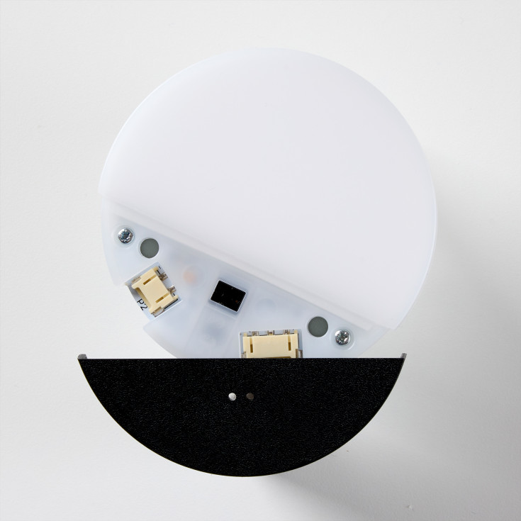 Loevschall Polaris runde møbelspotlights, 3-pakning