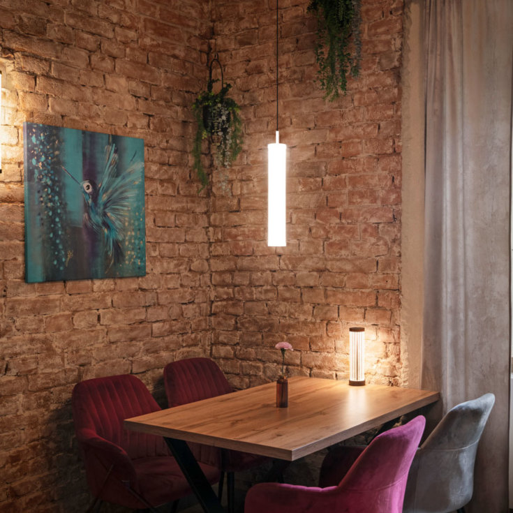 SLV Quimera bordlampe, kobber