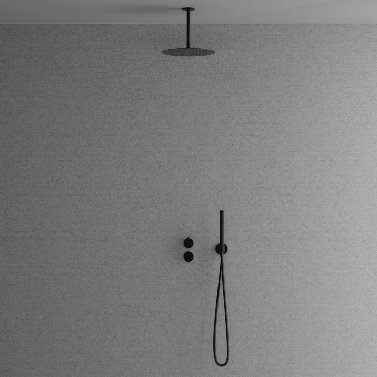 Scandtap Steel Harmonized 2z dusjløsning, Ø300 mm, shadow