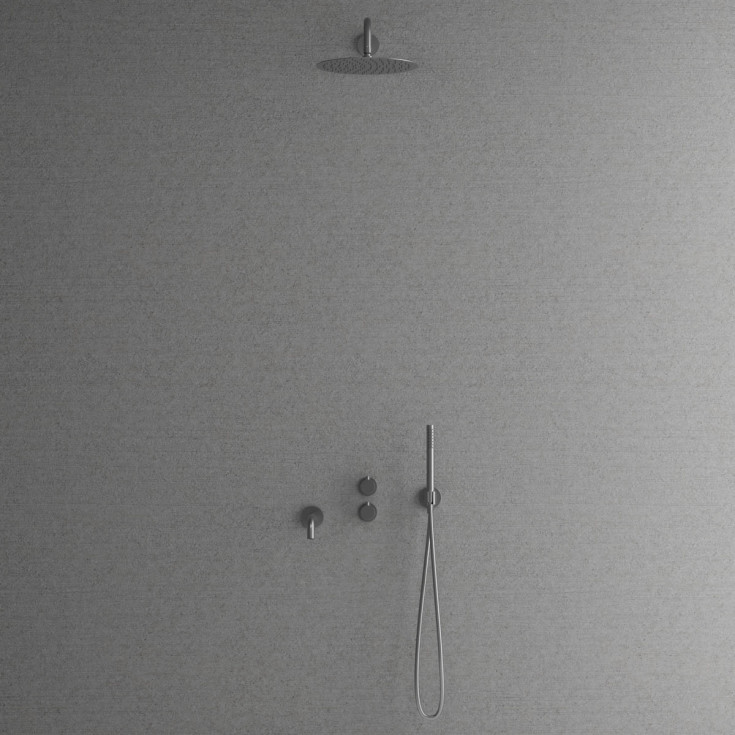 Scandtap Steel Harmonized 3x dusjløsning, Ø300 mm, med kartut, original