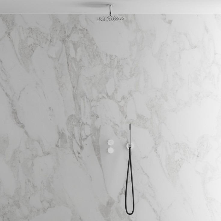 Scandtap Steel Harmonized 2y dusjløsning, Ø300 mm, for innbygging, classic