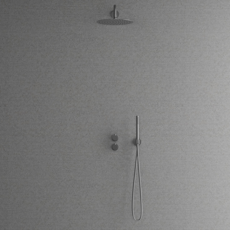 Scandtap Steel Harmonized 2x dusjløsning, Ø300 mm, original