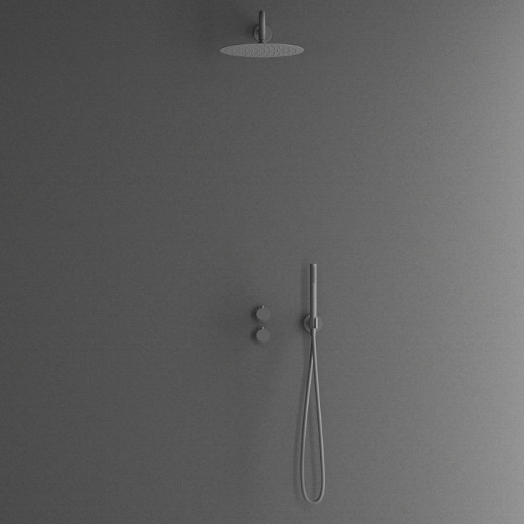 Scandtap Steel Harmonized 2x dusjløsning, Ø300 mm, scrap