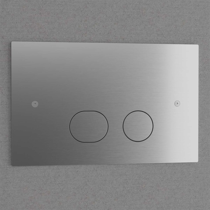 Scandtap Steel Style betjeningsplate, hel- og halvspyling, original