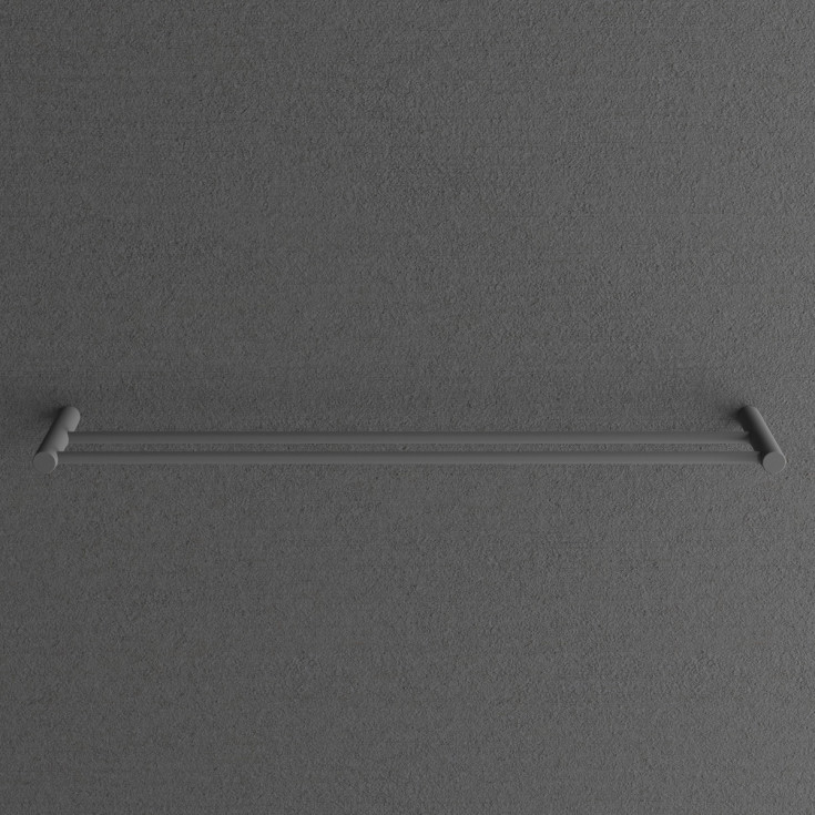 Scandtap Style håndklædestang, 60 cm, mat grå