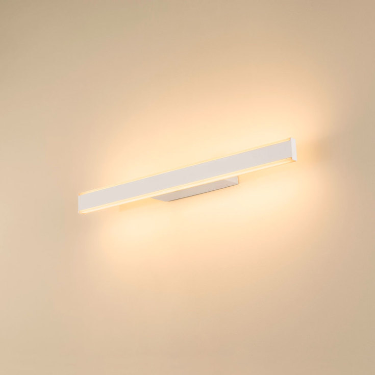 SLV One Linear væglampe, hvid, 50 cm