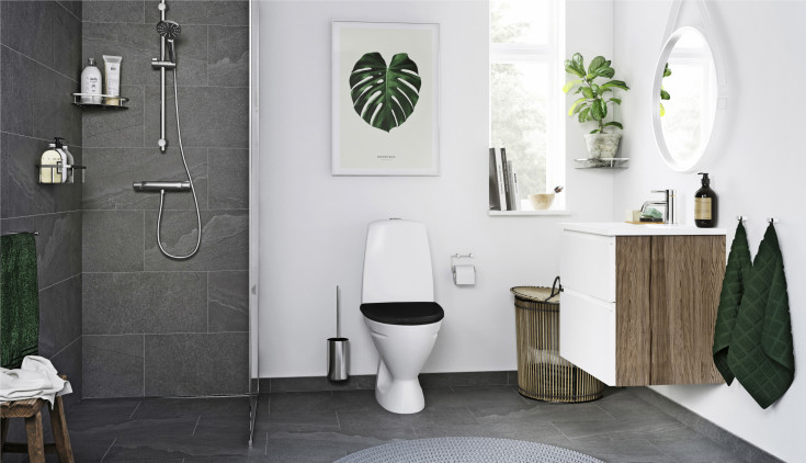 Pressalit Wave 50 dusjsett, krom