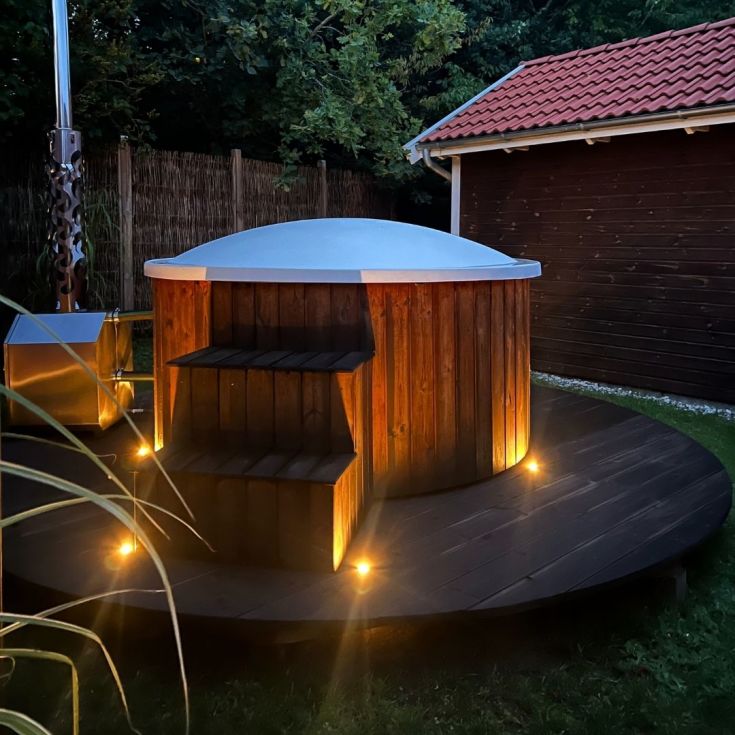 Light By Juhl Cosmos nedgravningsspot, messing, 5-pak