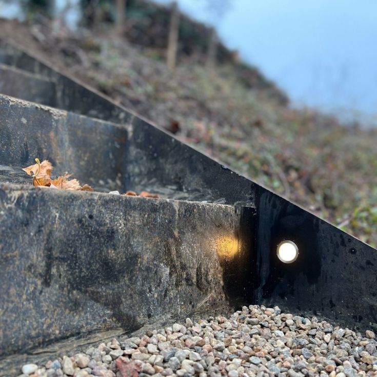 Light By Juhl Cosmos nedgravningsspot, sort, 15-pak